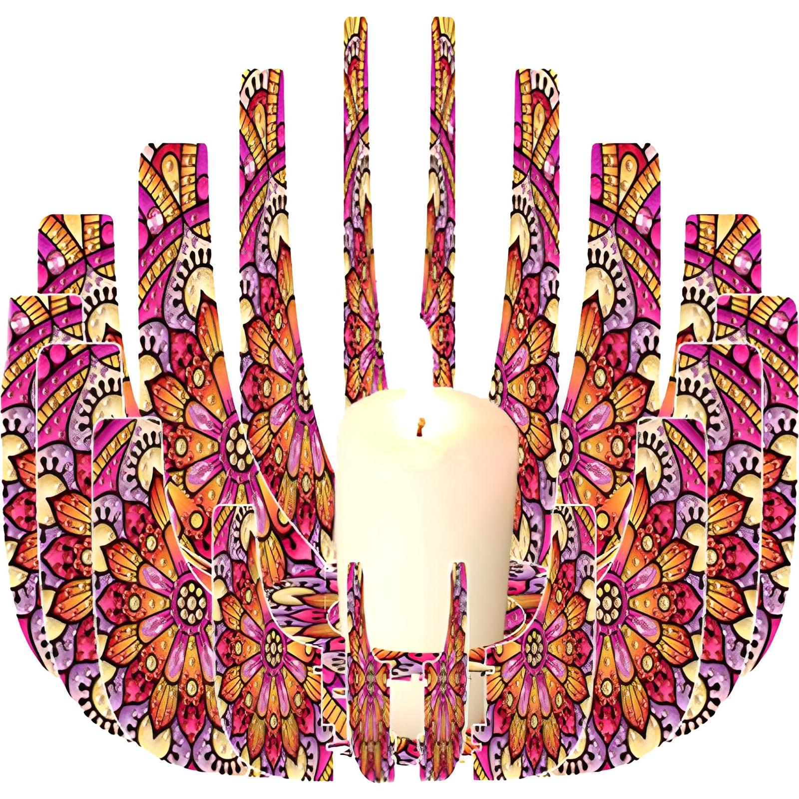 

DIY Diamond Art Painting Kits of Candle Holder Diamond Painting Candlestick Holder Kit for Aromatherapy & Home Decor