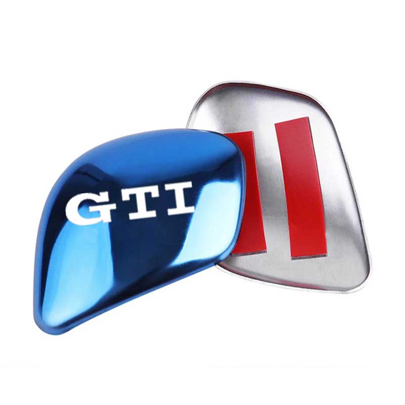 WGLRK1 Car Styling Gear Shift Knob Head Sticker Trim for Volkswagen VW GTI Polo CC Golf 7 6 Bora Tiguan Passat B5 B6 B7 Jetta MK5 MK6