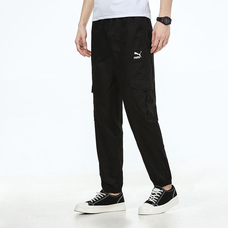 Puma Woven Cargo Bundle Feet Casual Long Pants Black Men's 533101-01