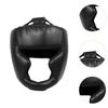 PU Leather Boxing Helmet Karate Muay Thai Sanda Training Adults Head Guard Protector Full-Covered Thickened Taekwondo Helmets