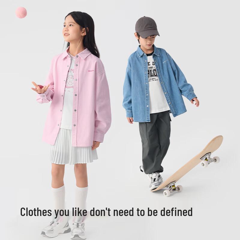 Balabala Kids  Classic Denim Long-Sleeve Shirt 175