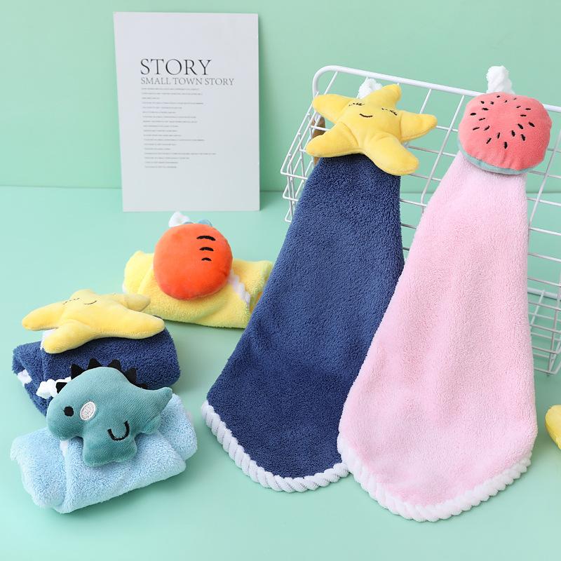 Children's Absorbent Thickened Hanging Towel