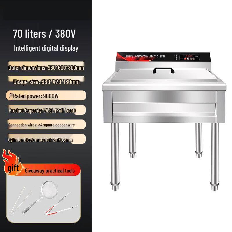 JPHZNB Commercial Digital Vertical Electric Fryer
