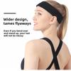 New Sports Antiperspirant Band Elastic Solid Color Widened Sweat-Absorbing Headband Running Sweat-Conducting Headband