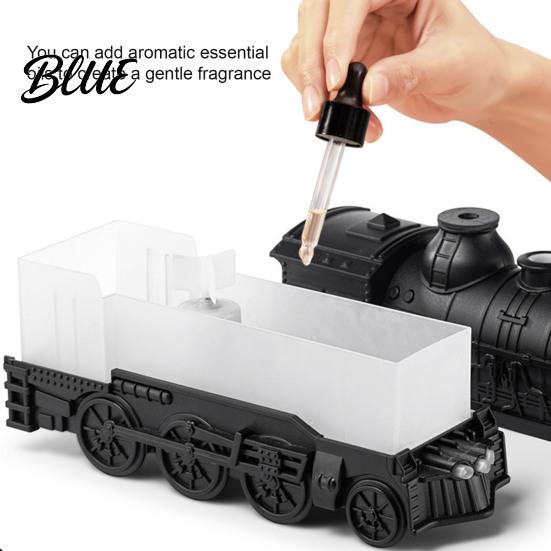 Ätherischer Öl-Diffusor für Zuhause 300ml Vintage Zug Aroma-Diffusor Dampflokomotive Luftbefeuchter mit Fernbedienung & LED Luftbefeuchter Wohnzimmerlicht 2