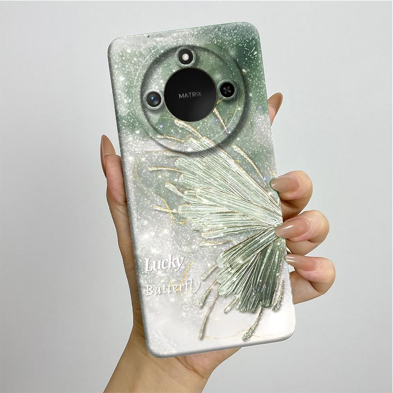 For Honor X9C Smart Phone Case X9cSmart Soft Silicone Funda Sweet Painted Fashion Cartoon Protective Capa Lovely Printing Cover