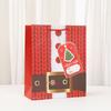 6/10pcs StoBag Christmas Santa Paper Tote Bags Recyclable Gift Bags for Holiday Packaging Party Favors Candy Cookies Classroom