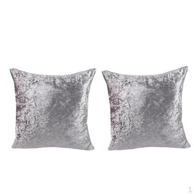 1 Paar Samt-Sofa- und Bettkissenbezüge, Heimdekoration, 48 x 48 cm