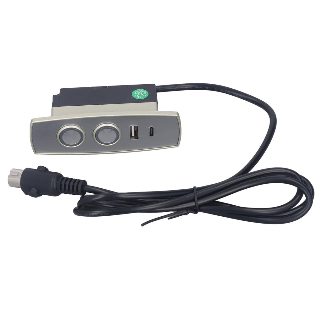 Elektrisk hvilestolkontroller ABS 2 knapper 5 pinner Rett hode Elektrisk sofa Løftestol Håndkontroll