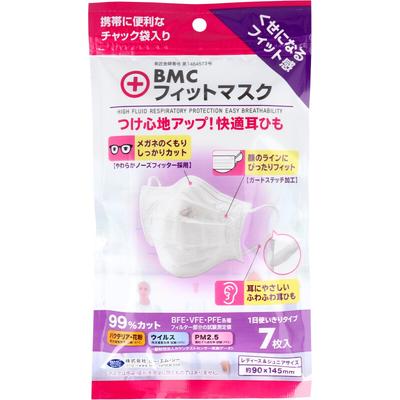 BMC Fit Mask Jetable Sku Taille Femme & Junior Pack de 7