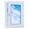 Fenster PVC Weiß 50x70 Rechts Neu 500x700 mm Dreh-Kipp-Fenster Zweifachverglasung