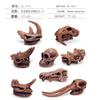 Realistic Jurassic Dinosaur Skull Model Toy For Kids Educational Archaeology Fun
