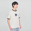 Lee Men's Casual Color-Block Print Round Neck T-Shirt