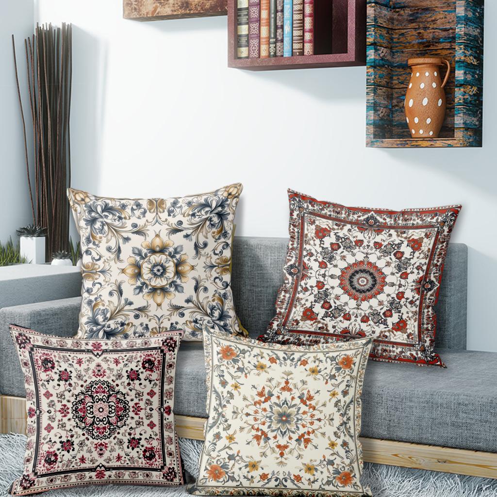 Floral Patterned Pillowcases for SofaSuitable for sofa car bedroom decorative cushion cover pillow cover
