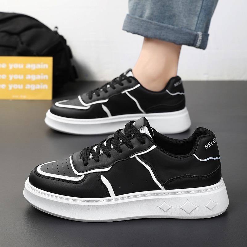 Summer men's shoes new breathable little white shoes male students trend versatile platform sports shoes casual board shoes