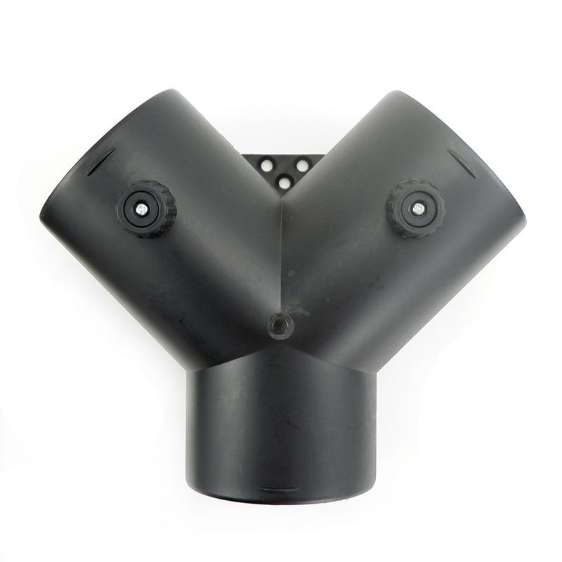Air Vent Outlet Diesel Parking Heater Ducting 75mm Y Piece Duct Pipe Connector 2 Valves with Bracket For Car Truck VAN Camper