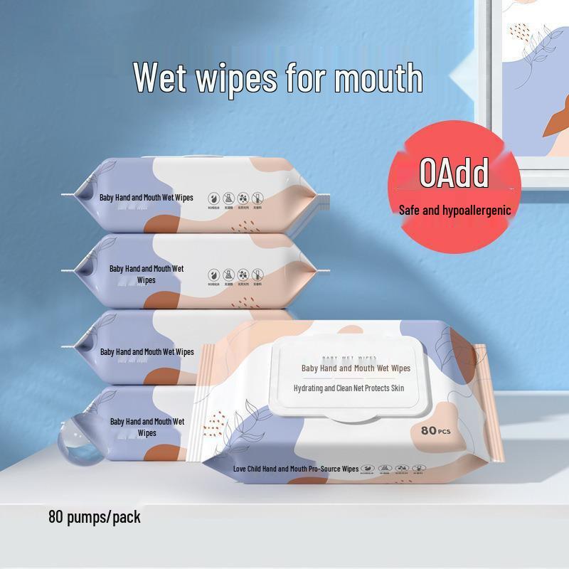 Baby Hand & Mouth Wipes - Large Pack for Mother & Baby - Soft & Gentle Wet Wipes