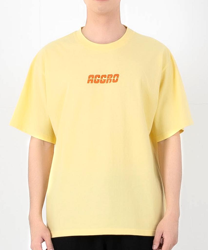 Eogeulo Colorful Logo T-Shirt Soft Yellow