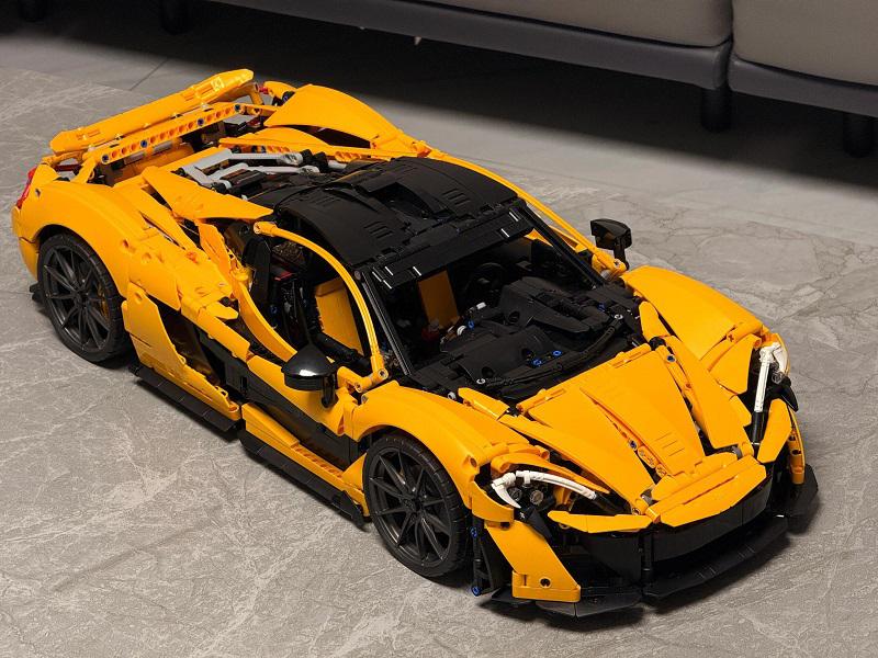 3893pcs P1 Technical Super Car Building Blocks Set - MOC 1:8 Scale Model Sports Cars Bricks for Adults, Toys & Gifts for Boys