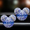Car Perfume Mouse Air Conditioner Mouthpiece Fashion Classic Rhinestones