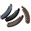 Frosted Black Vertical Banana Clip for Thick Hair - High Ponytail 2025