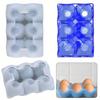 Acuan Gel Penurun Kristal, DIY, Grid Telur Kreatif, Hiasan Penyimpanan Telur, Acuan Silikon