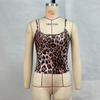 Women's Summer Leopard Print Sexy Halter Top