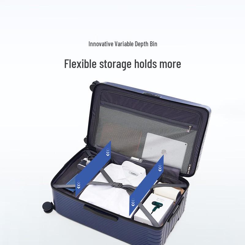 OIWAS Hard-Shell Luggage with 3:7 Split Design