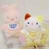 Super Cute Rabbit Bear Chicken Elephant Cat Mouse Plush Pendant Soft Animal Stuffed Toys Doll Lovely Key Chain Bag Decor Gift