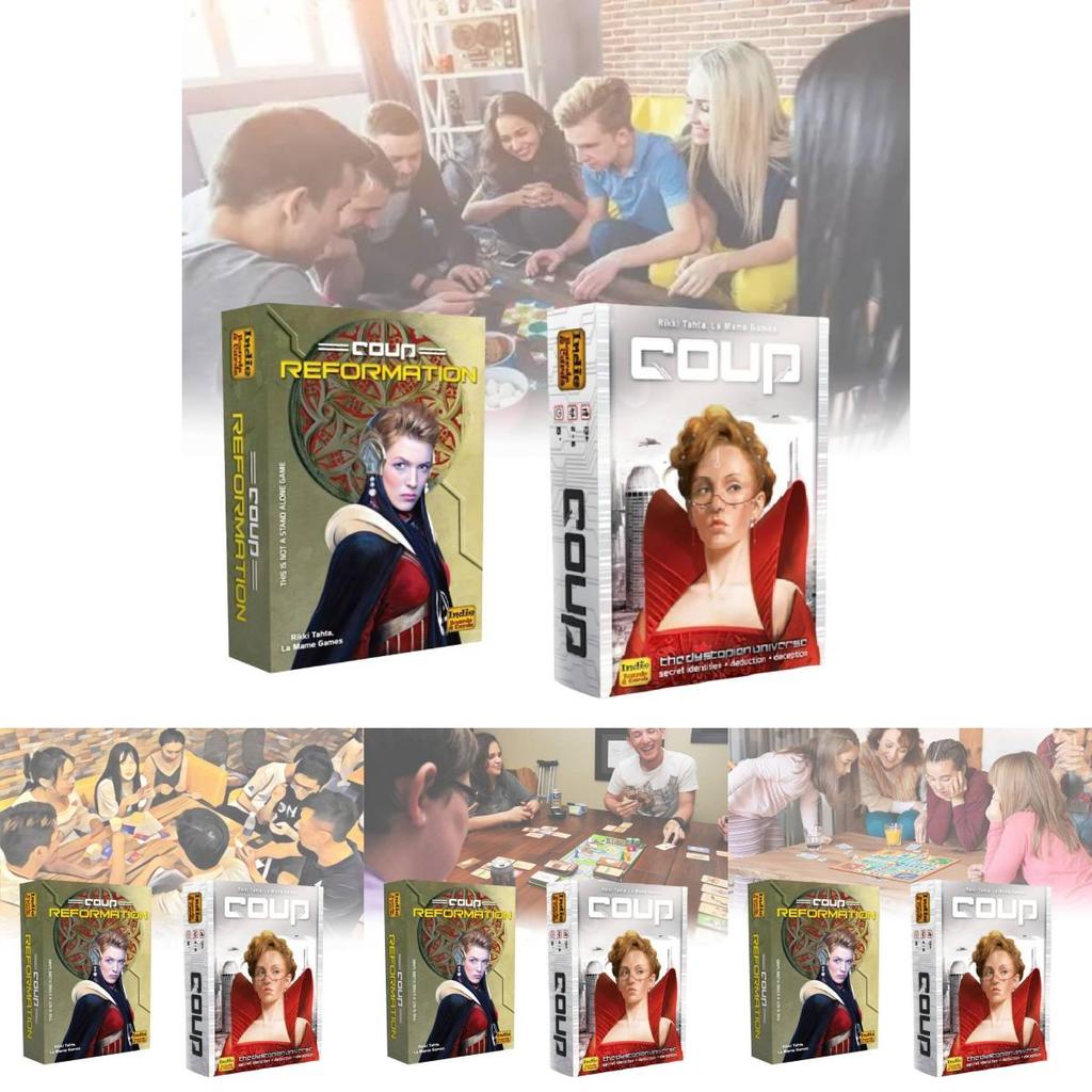 Avalon Coup The Resistance Quest Enhanced Entertainment Board Game Set