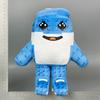 Ungiftiger Steal A Brainrot Jandel Plüschtier Anime Jandel Riesiger Toriel Nein. 67 Blauer Plüschtier Rote Mütze Schwarzer Affe Kinder Weihnachtsgeschenke