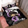 3D Print Bedding Set Duvetcover Set Single Double King Size Kawaii Cartoon Aphmau Adult Boys Bedroom Duvet Cover and Pillow Case