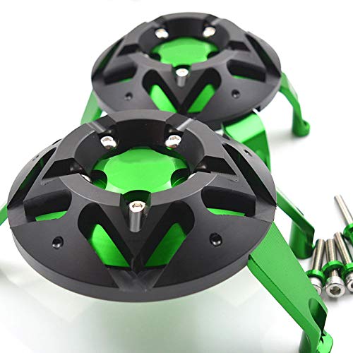 LEDISHUN Engine Cover, Engine Slider, Engine Guard for Kawasaki Versys 1000 (KLZ1000B) 2015-2022 (Green)