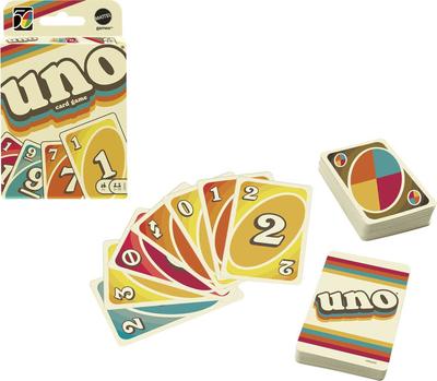 Mattel Game UNO Iconic 1970s Edition [Ages 7 and Up] GXV43