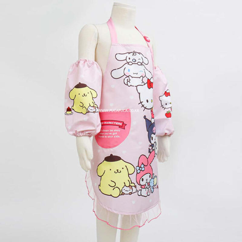 Sanrio Apron, Toshi, and Hood for Children, 3-piece Set