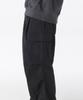 Musinsa Standard Nylon One-Tuck Parachute Cargo Pants [Black]