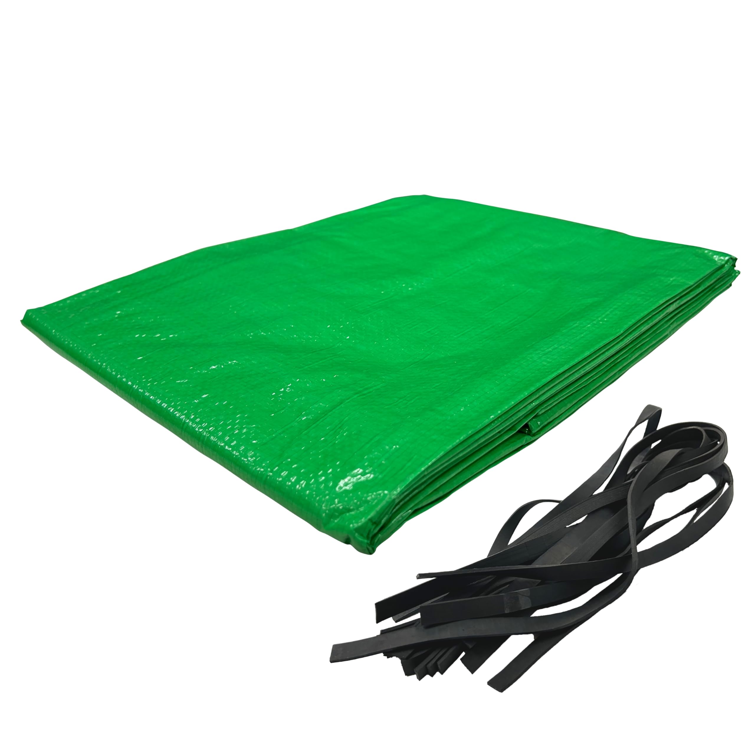 Yutaka Make PE Truck Sheet x Green for Light Flat Stacking 1.8m 2.4m B-110 - Waterproof, Lightweight, Thin, Trucks, зелёный