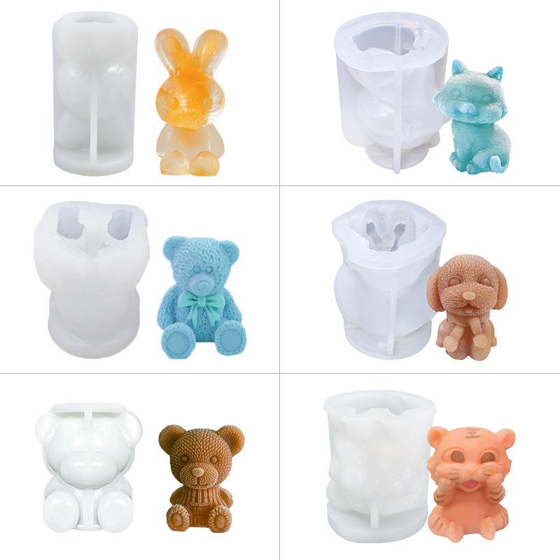 Sanxin Kleiner Bär Silikon Eiswürfel- & Mousseform für DIY Milchtee & Kaffee