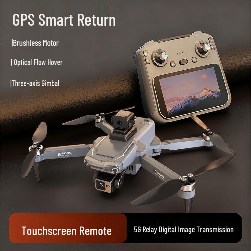 Cross S002PRO HD Drone: Touchscreen Remote, GPS, 3-Axis Gimbal, Brushless Folding Quadcopter.
