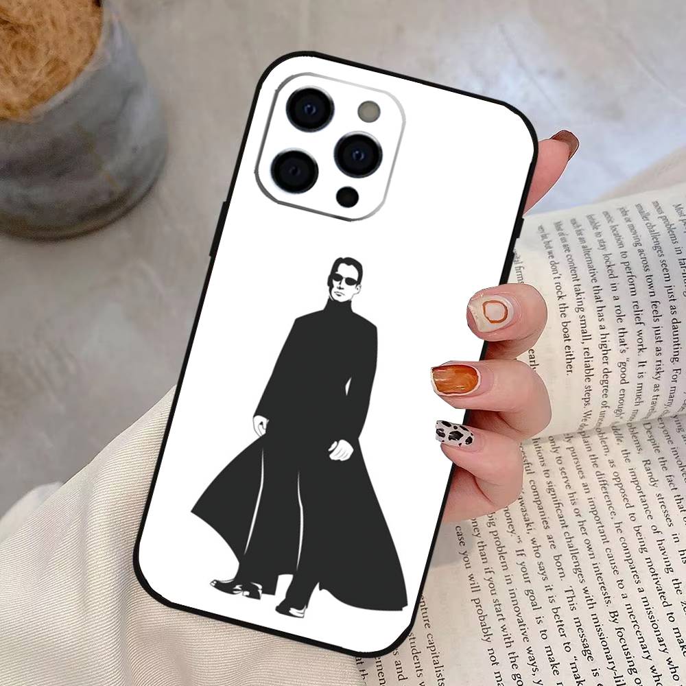 T-The M-Matrix Phone Case For iPhone 17, 16,15,14,13,12,11 Plus,Pro Max, Others Soft Black Cover