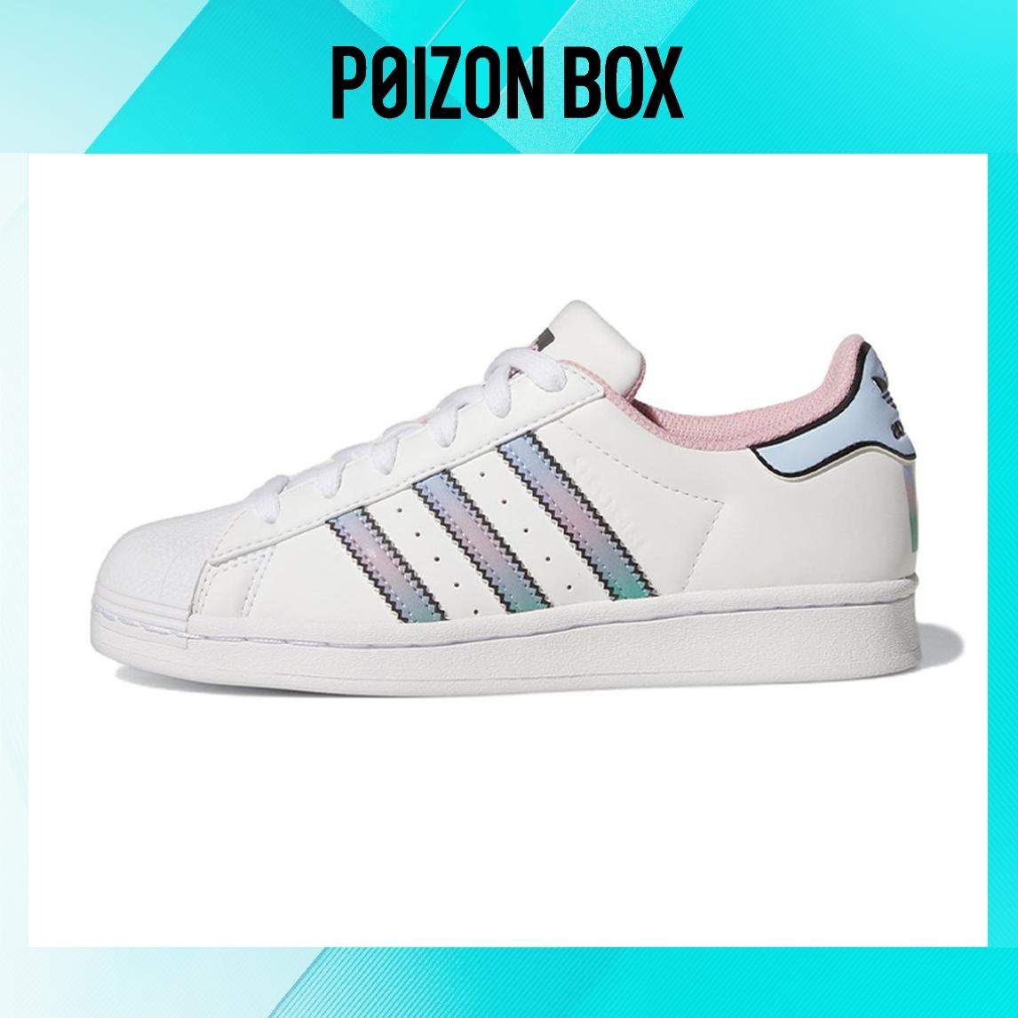 

кроссовки adidas originals Superstar Cloud White Light Pink (GS) HQ1126