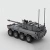 Militärische Kriegsserie B1 Rad-Sturmgeschütz Bausteine MOC Centauro Panzer Modell Kinder Puzzle Montage Spielzeug Geburtstagsgeschenk