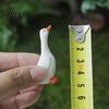 Miniature Garden Animal Set Realistic Goose Ornament, Resin Figurine, Statue Detailed Statues for Outdoor Micro Landscape Bonsai Patio Decor