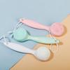 Waterproof Silicone Long Handle Brush Exfoliating Silicone Long Handle Cleansing Brush  Face Care
