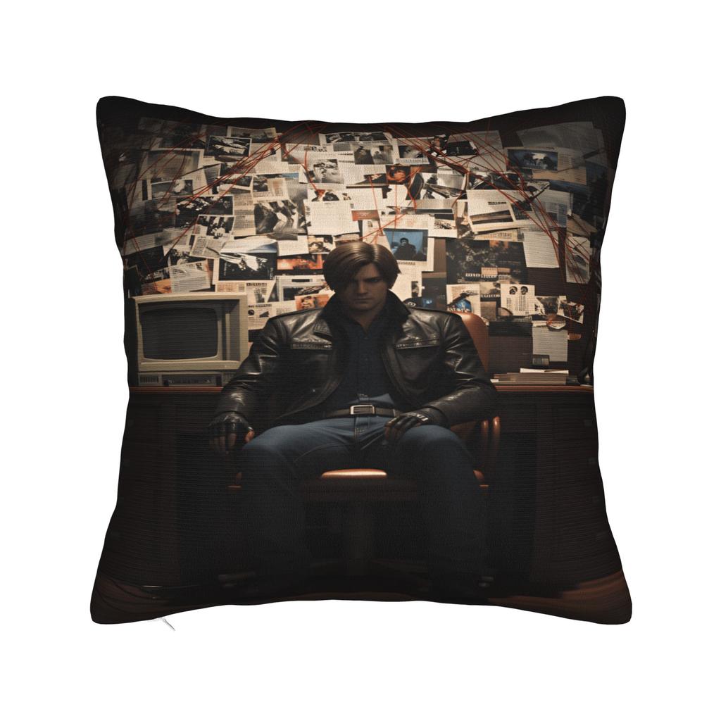 Residents Evils Pillow Case Graphic Pillow Cover For Living Room Bed Chair Vintage Pillowcases