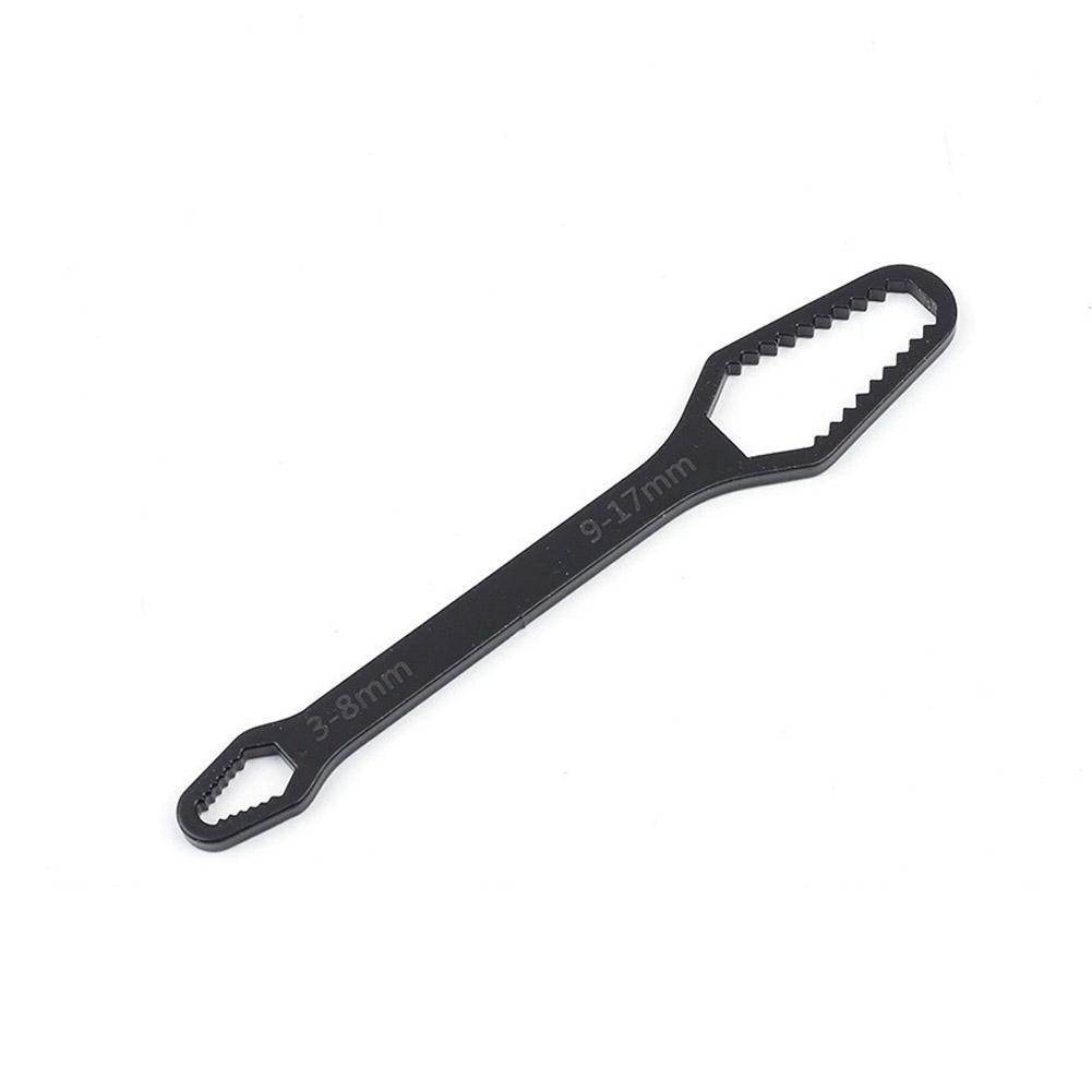 Small Ultra Hard Steel Wrench Multifunctional Double Headed Self Tightening Wrench Versatile Plum Blossom Universal Wrench