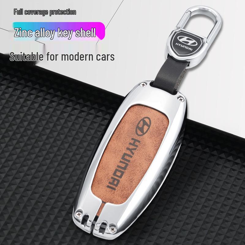 Leather Key Case for 2021 Hyundai Tucson L - Fits 2020-2021 Models