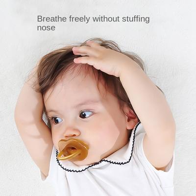 Täglicher und nächtlicher Silikon-Babyschnuller, lebensmittelechtes Silikon, Neugeborenen-Beruhiger, einfarbige Schnuller, Silikon-Sauger für Bebe