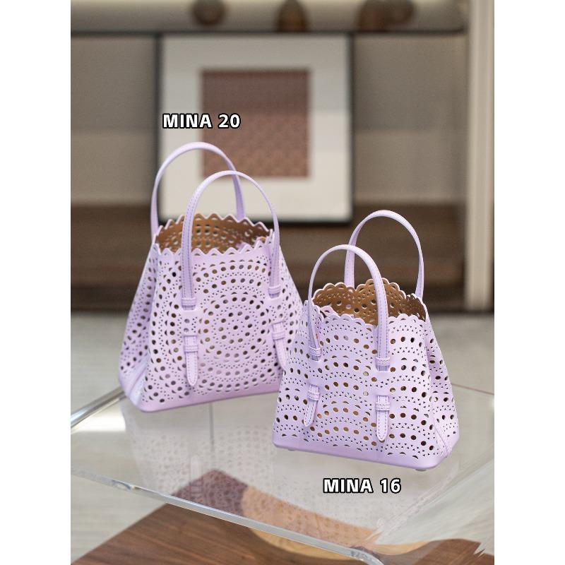 Design di nicchia nuova borsa a tracolla in pelle intagliata borsa a cesto vegetale vuota a spalla nella borsa da donna borsa a tracolla in pelle di mucca