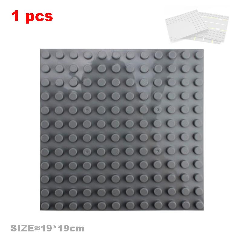 Big Particles Building Blocks City Construct Road Street Base Plates Sets Diy Bricks Accessories Educational Toys For Children